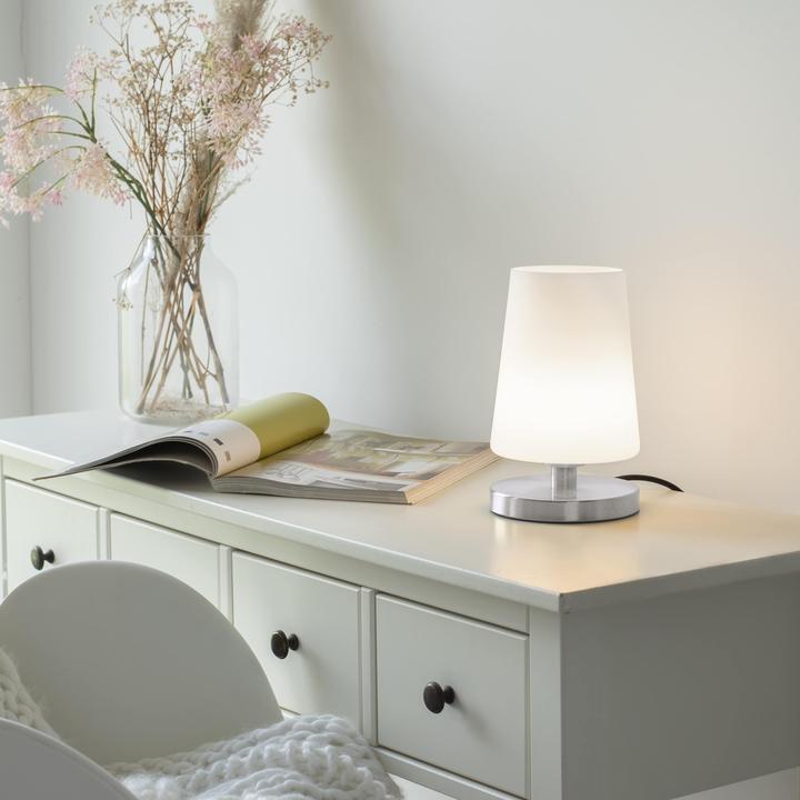 Actual product image Paul Neuhaus steel LED table lamp 3000K 3W (245 lm, G9)
