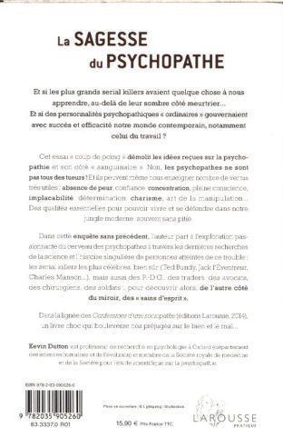 Image du produit Larousse pratique La sagesse du psychopathe (Français, Dutton Kevin, 2015)