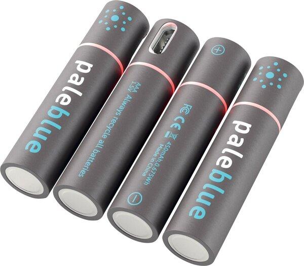 Image du produit Pale Blue AAA USB-C (4 pcs, AAA, 600 mAh)