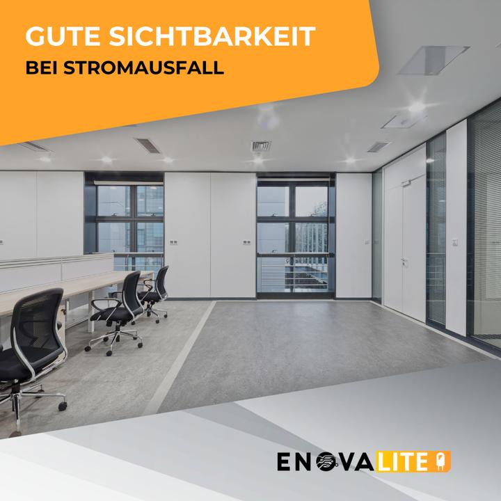 Produktbild Enova ELED 200106 - LED-Notstrom Downlight Einbau TEST-Fkt. (150 lm)