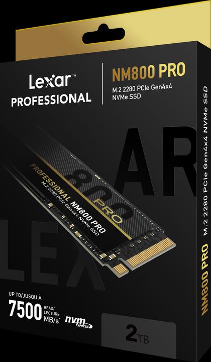 Image du produit Lexar Professionelle NM800 Pro (2000 Go, M.2 2280)