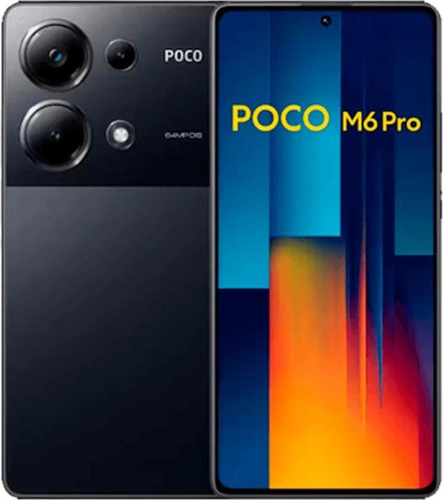 Actual product image Xiaomi Poco M6 Pro (256 GB, Black, 6.67", Dual SIM, 64 Mpx, 4G)