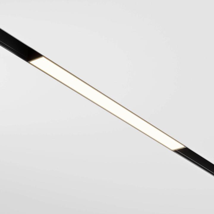 Produktbild Maytoni Basis Magnet-Schinensystem EXILITY 48V LED Stromschienenleuchte 12W dimmbar Schwarz 90Ra