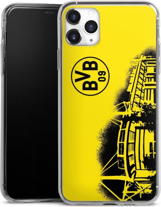 Produktbild DeinDesign Slim Case für Apple iPhone 11 Pro Max Silikon Hülle Ultra Dünn Handyhülle BVB Borussia Dortmund (Apple iPhone 11 Pro Max)