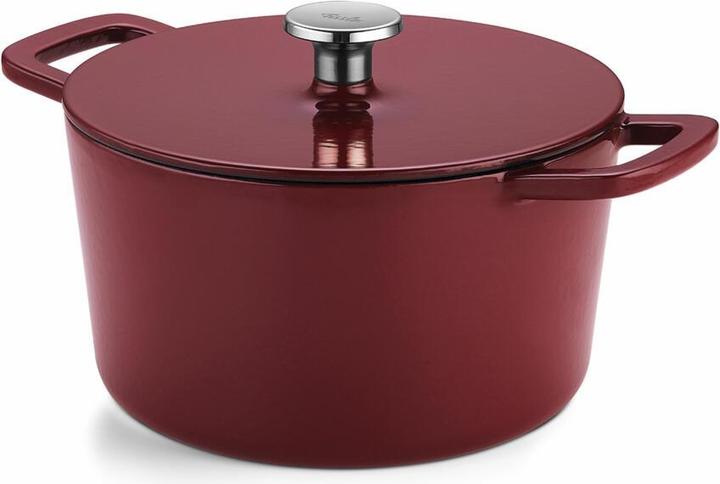 Image du produit Fissler Cocotte en fonte ronde, Bourgogne rouge (24 cm, Cocotte + faitout, Fonte)