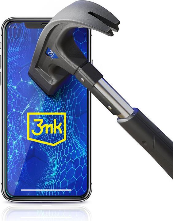 Produktbild 3MK HardGlass Max Lite for iPhone X black frame (1 Stück, Apple iPhone X)