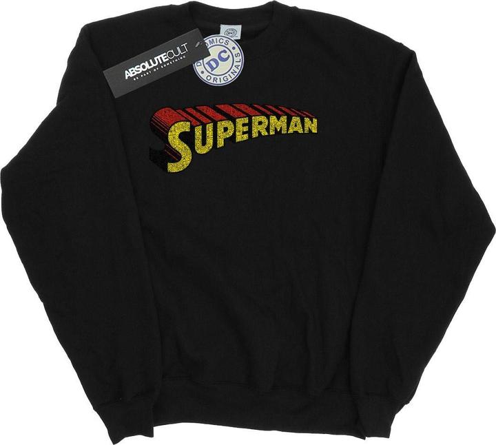 Superman Telescopic Crackle Logo Sweatshirt (M)
