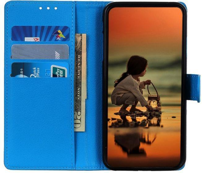 Actual product image MU Classic Litchi Leather Bookcover Series (Samsung Galaxy A14 5G, Samsung Galaxy A14)