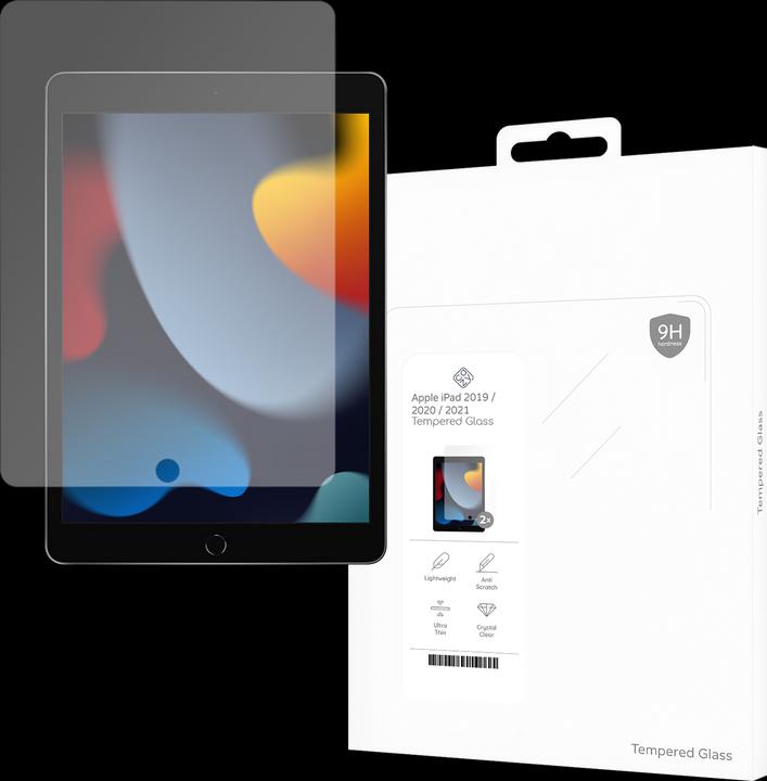 Produktbild Cazy Schutzglass Kompatibel mit iPad 2021 (9th Gen)/2020 (8th Gen)/iPad 2019 (7th Gen) Displayschutz (2 Stück, iPad 2021 (9. Gen), iPad 2020 (8. Gen), iPad 2019 (7. Gen))