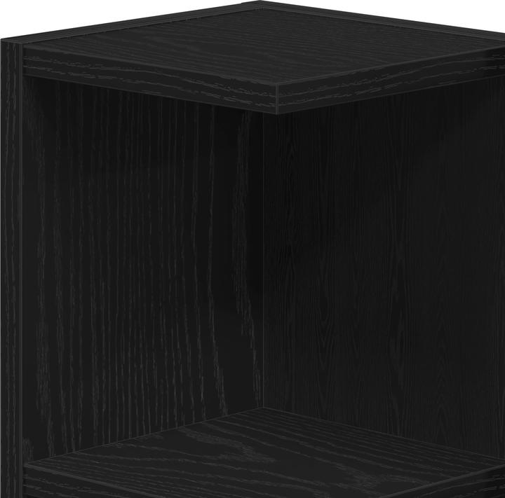 Produktbild VidaXL Badezimmermöbelset Set aus 3 Schwarzes Eichen Holzwerkstoff