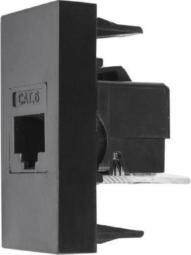 Produktbild Maclean MCE725 - LAN-Buchse, einzeln, schwarz (Netzwerk Kupplung)
