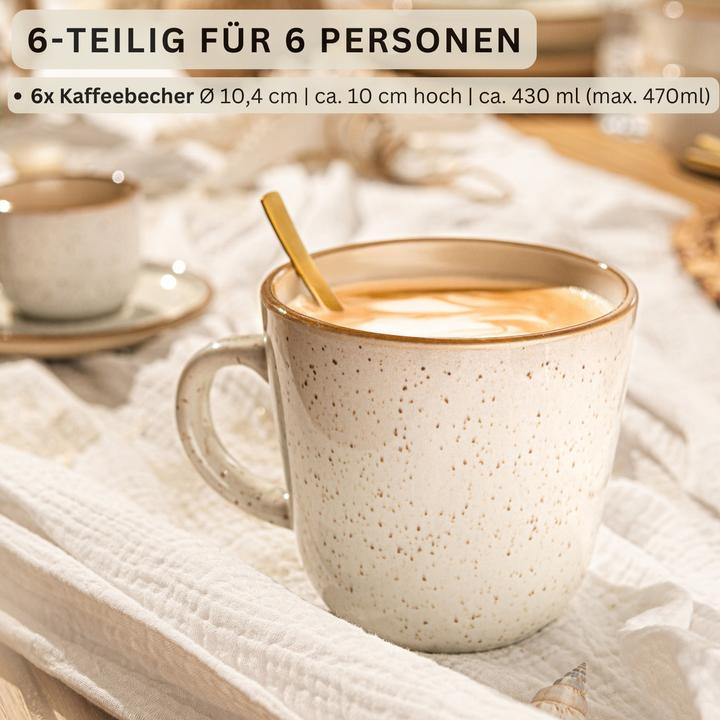 Produktbild Sänger Kaffeebecher Set Rio Creme (430 ml, 6 x)