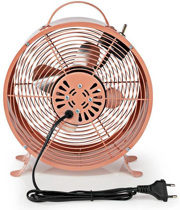 Immagine prodotto Nedis FNCL10PK20 M-V-ROSA VENTILATORE DA TAVOLO RETRÒ 25CM 20W