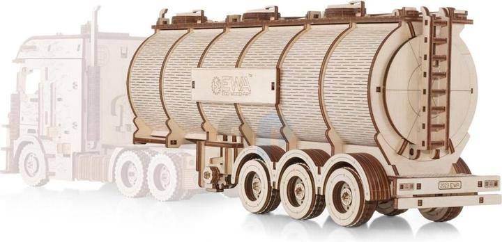 Produktbild Eco Wood Art 3D Holz Modellbausatz - Tankauflieger für Road King Stattelschlepper