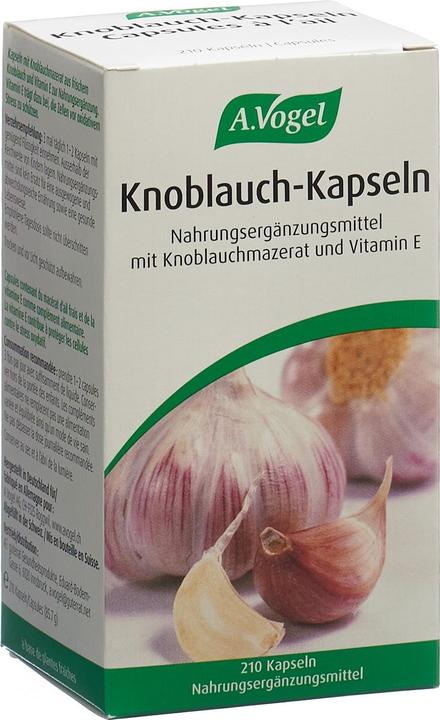A. Vogel VOGEL Knoblauch Kapseln Glas 210 (210 Stück, Kapseln, 239 g)