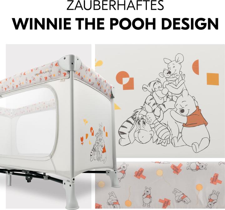 Actual product image Hauck Dream N Play Plus Pooh Friends Beige