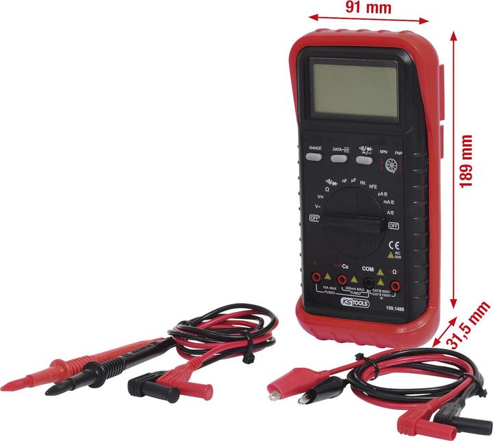 Produktbild KS Tools KFZ-Multimeter 150.1480