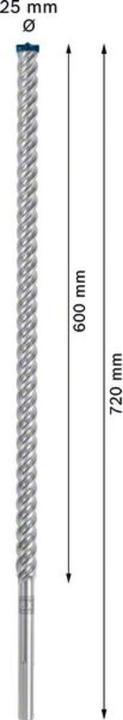 Actual product image Bosch Professional Zubehör EXPERT SDS max-8X hammer drill, 25 x 600 x 720 mm (25 mm)