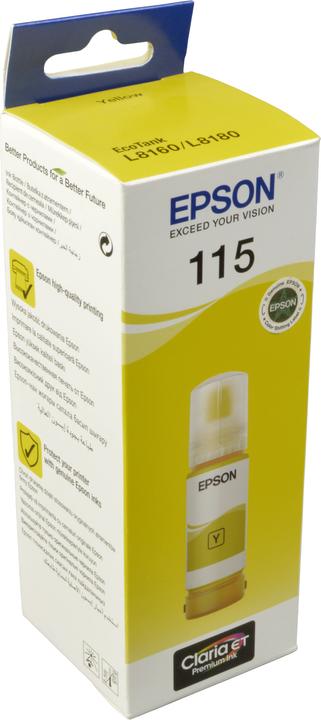 Produktbild Epson EcoTank 115 - 70 ml - Gelb - Original - Nachfülltinte (Y)