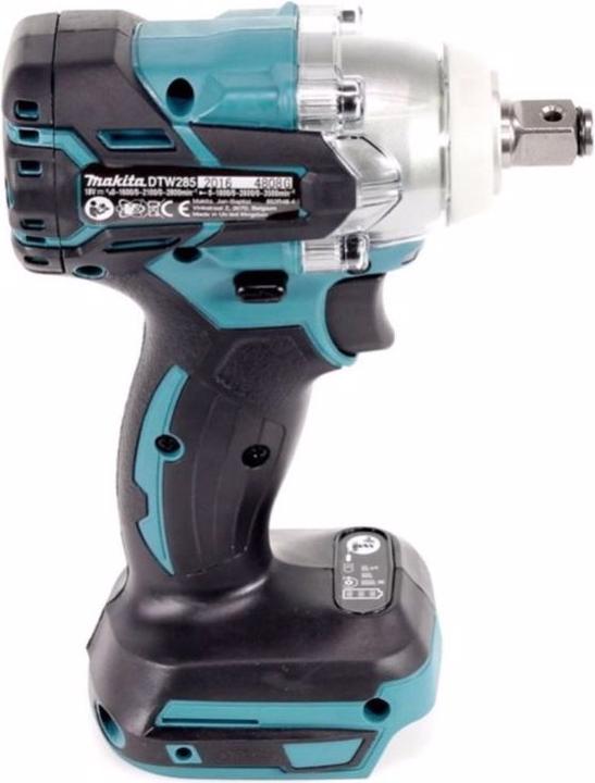 Produktbild Makita DTW 285 RG Akku Schlagschrauber 18 V 280 Nm 1/2" Brushless + 2x Akku 6,0 Ah + Ladegerät (Akkubetrieb)