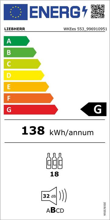 Etichetta energetica Liebherr WKEes553-26 GrandCru