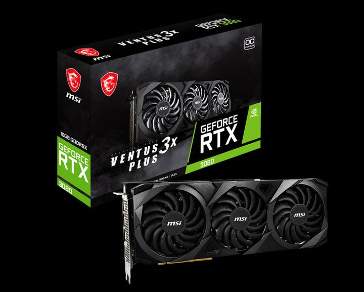 Immagine prodotto MSI GeForce RTX 3080 Ventus 3X Plus 10G OC LHR (10 GB)