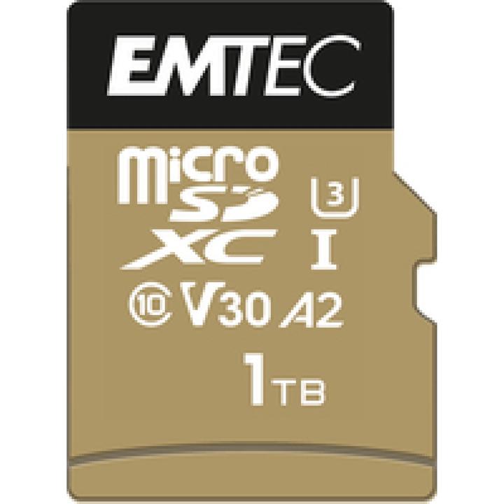 Actual product image Emtec mSD 1TB UHS-I U3 V30 A2 SpeedIN (1000 GB, microSDXC, U3, UHS-I)
