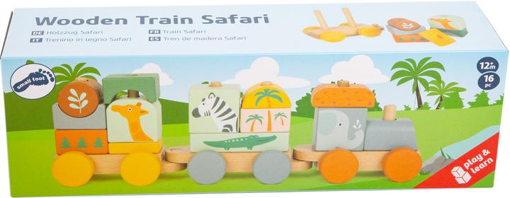 Actual product image small foot Wooden train safari