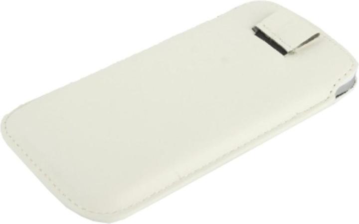 Produktbild König Design Handyhülle Tasche Slide für Handy Samsung Galaxy S5 / S5 Neo Weiss (Samsung Galaxy S5 Neo, Samsung Galaxy S5)