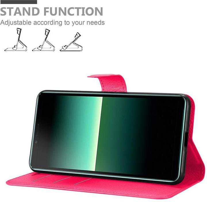 Actual product image Cadorabo Book with stand function cover (Sony Xperia 10 II)