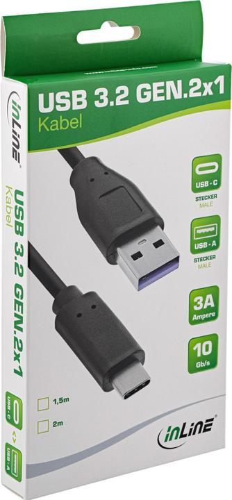 Immagine prodotto InLine USB A – USB C (1.50 m, USB 3.1)