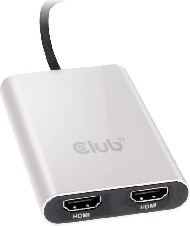 Produktbild Club 3D Thunderbolt 3 auf Dual HDMI 2.0 (HDMI, 20 cm)