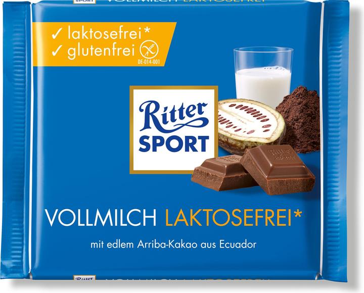 Actual product image Ritter Sport Whole milk lactose free (100 g)