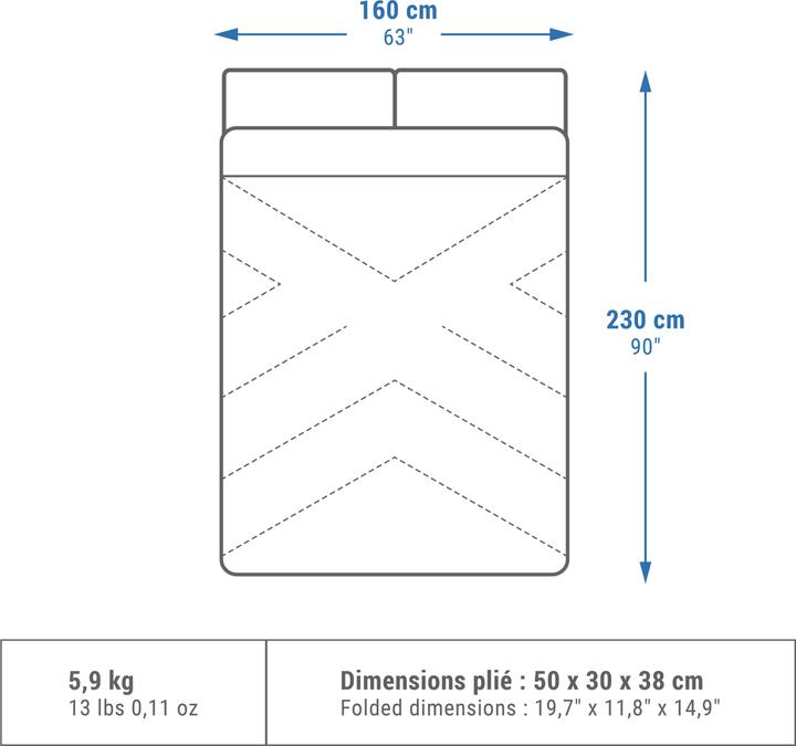 Immagine prodotto Quechua 340418 (225 cm)