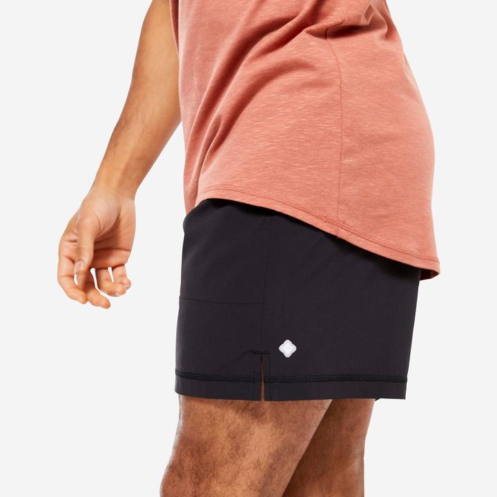 Produktbild Kimjaly T-Shirt Herren sanftes Yoga natürliches Material - terrakotta (S)