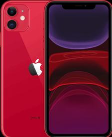 Actual product image Forza Refurbished iPhone 11 (64 GB, Red, 6.10", 12 Mpx, Dual SIM, C / Good)