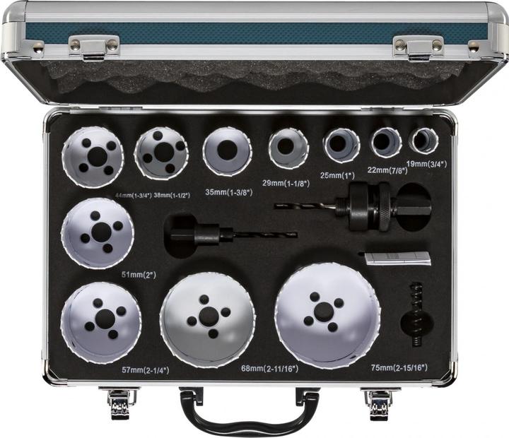 Produktbild Makita D-47298 (19 mm, 51 mm, 44 mm, 22 mm, 68 mm, 35 mm, 57 mm, 38 mm, 75 mm, 29 mm, 25 mm)