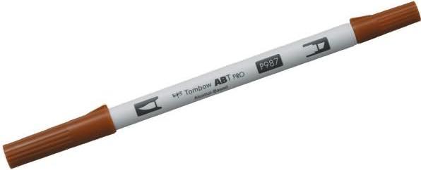 Immagine prodotto Tombow Penna a doppio pennello Pro (Bronzo, 1 x)
