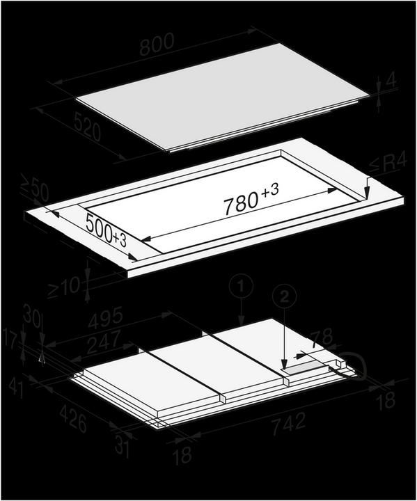 Actual product image Miele KM 7678 FL