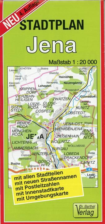 Produktbild Doktor Barthel Stadtplan Jena
