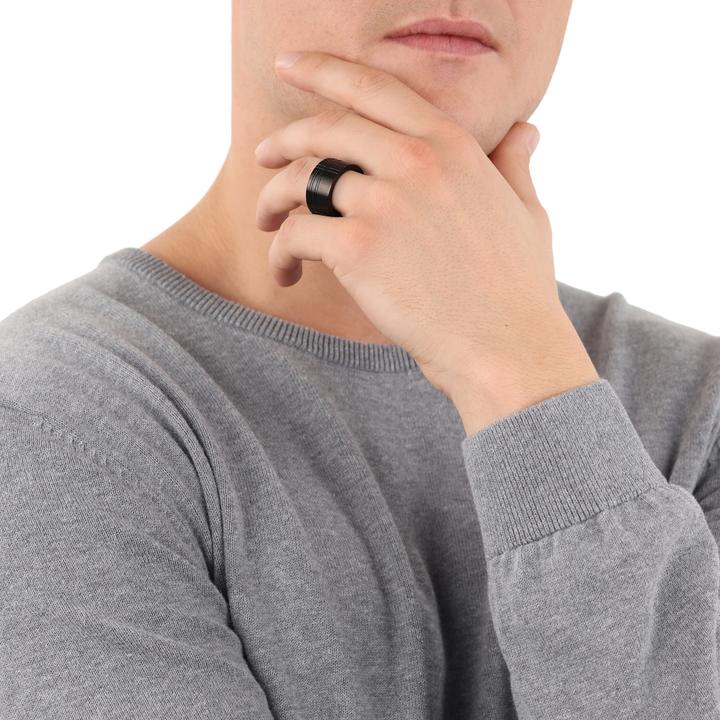Immagine prodotto S.Oliver Ringe für Herren, Edelstahl (62, 925 Argento)