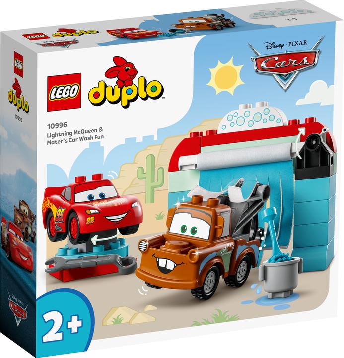Produktbild LEGO Lightning McQueen und Mater in der Waschanlage (10996)