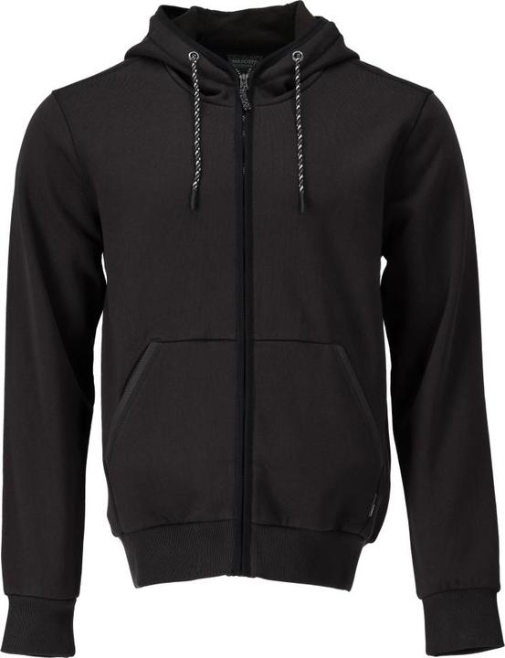 Mascot Kapuzensweatshirt mit RV schwarz, Gr.L (L)