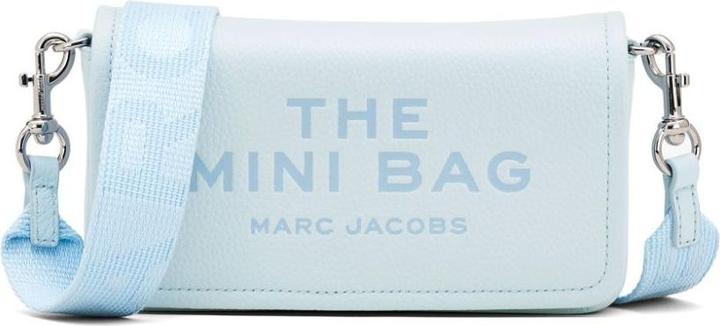 Actual product image Marc Jacobs the mini bag in leather color light blue