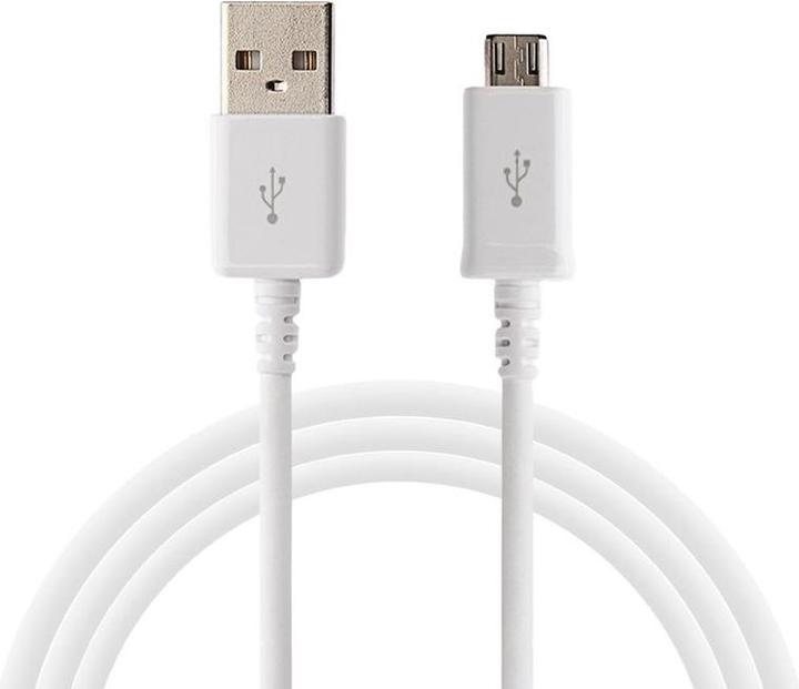 Produktbild Hermex microUSB Daten- und Ladekabel 1m WEISS (1 m)