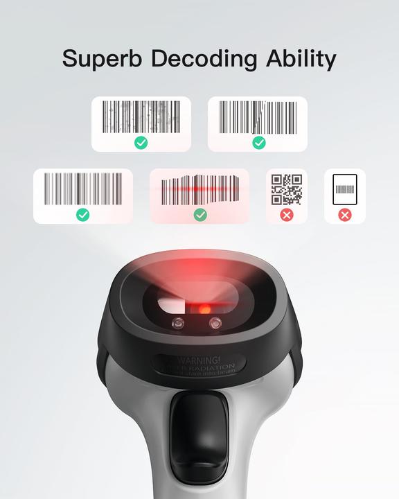 Produktbild Inateck Barcodescanner 70 gray (BCST-70 gray)