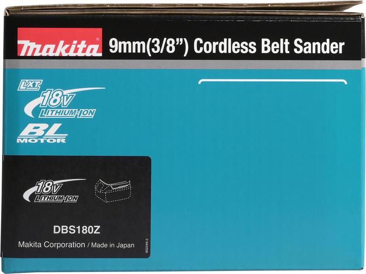 Actual product image Makita DBS180Z (Belt sanders, 530 W)