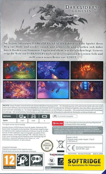Produktbild THQ Darksiders Genesis (Switch, Multilingual)