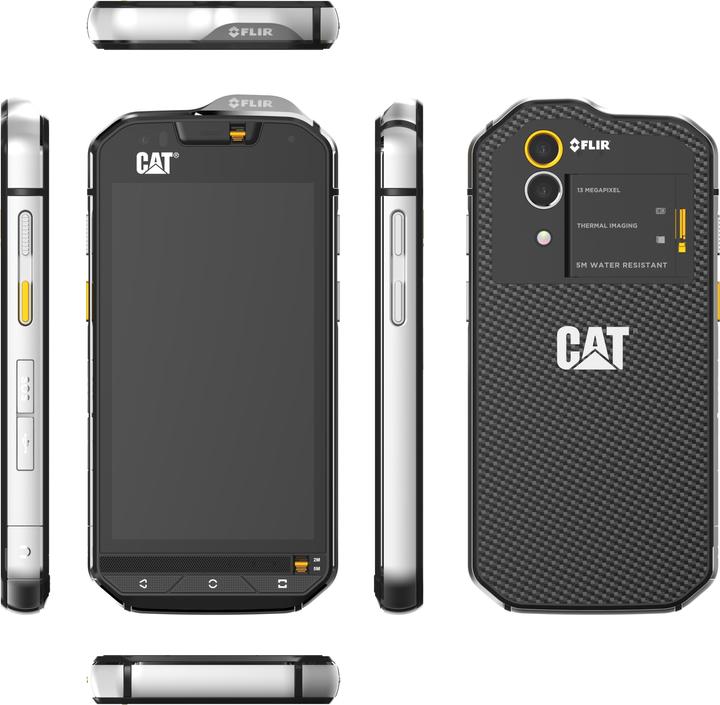 Image du produit Cat S60 (32 Go, Noir/Argent, 4.70", Double SIM hybride, 13 Mpx, 4G)