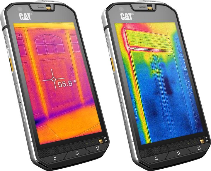 Image du produit Cat S60 (32 Go, Noir/Argent, 4.70", Double SIM hybride, 13 Mpx, 4G)